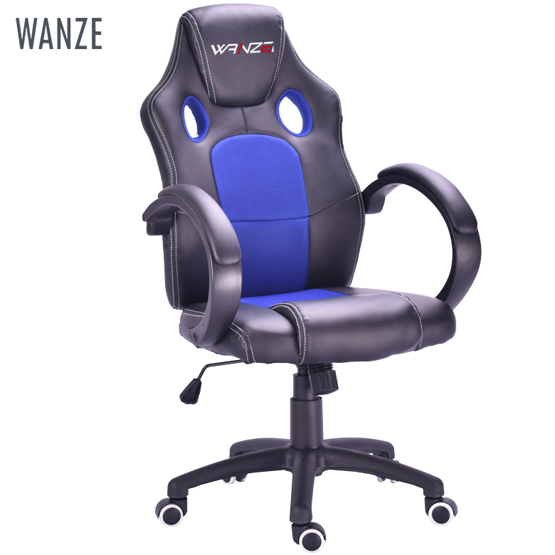 Cheap Ergonomic Office Gaming Chair Fixed armrest with soft surface Foreign trade Wholesale customized color