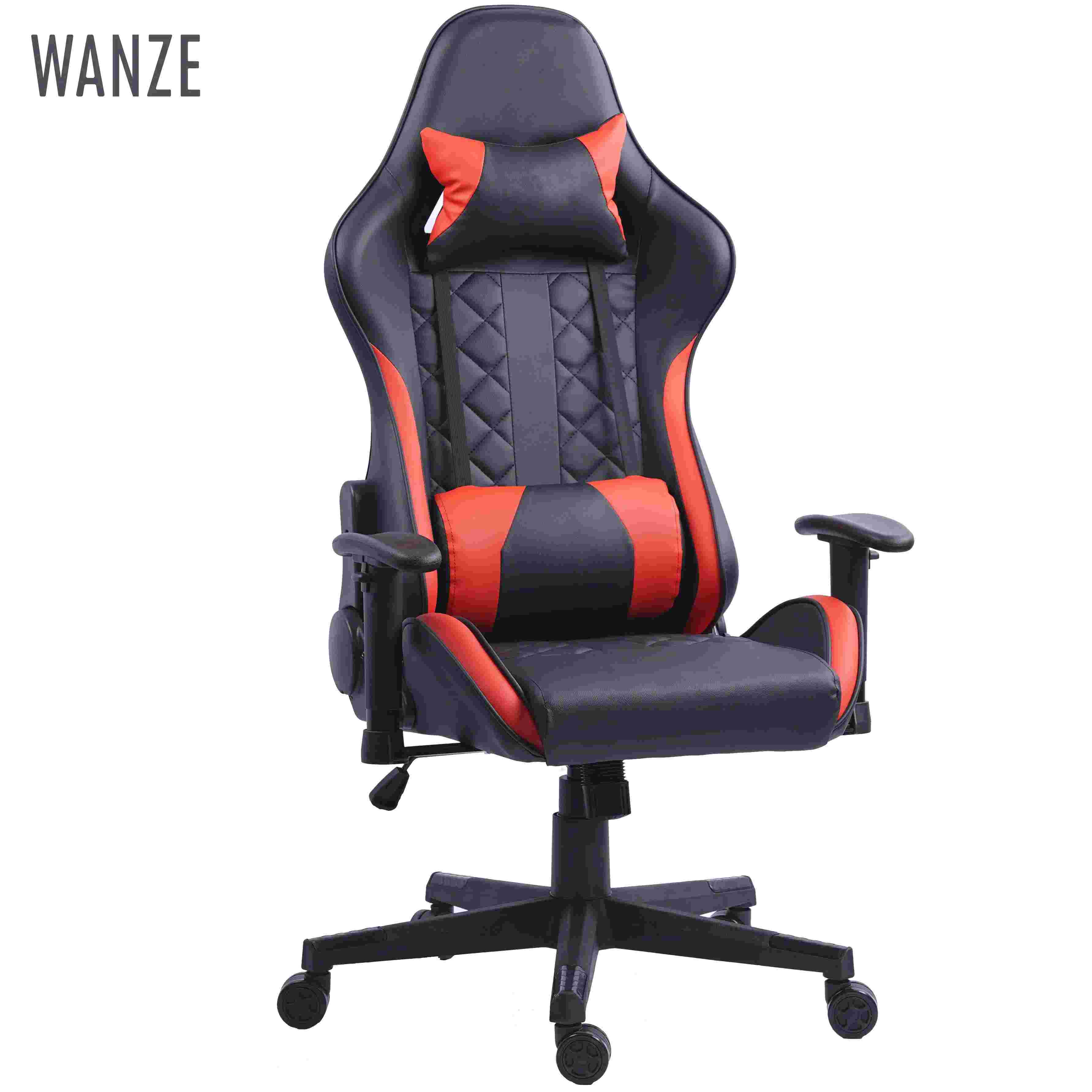 OEM PU Leather Swivel Ergonomic Design Gaming Chair Chair for Gamer Player with Headrest&Lumbar Support