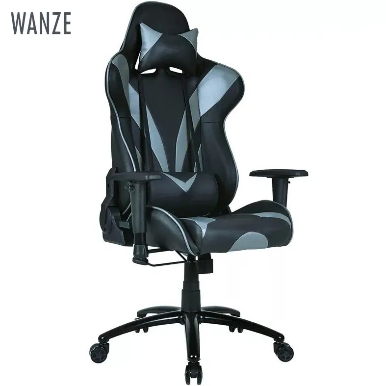 Iron frame High Back Gaming chair Computer Ergonomic Adjustable height 2D armrest silla gamer High density sponge