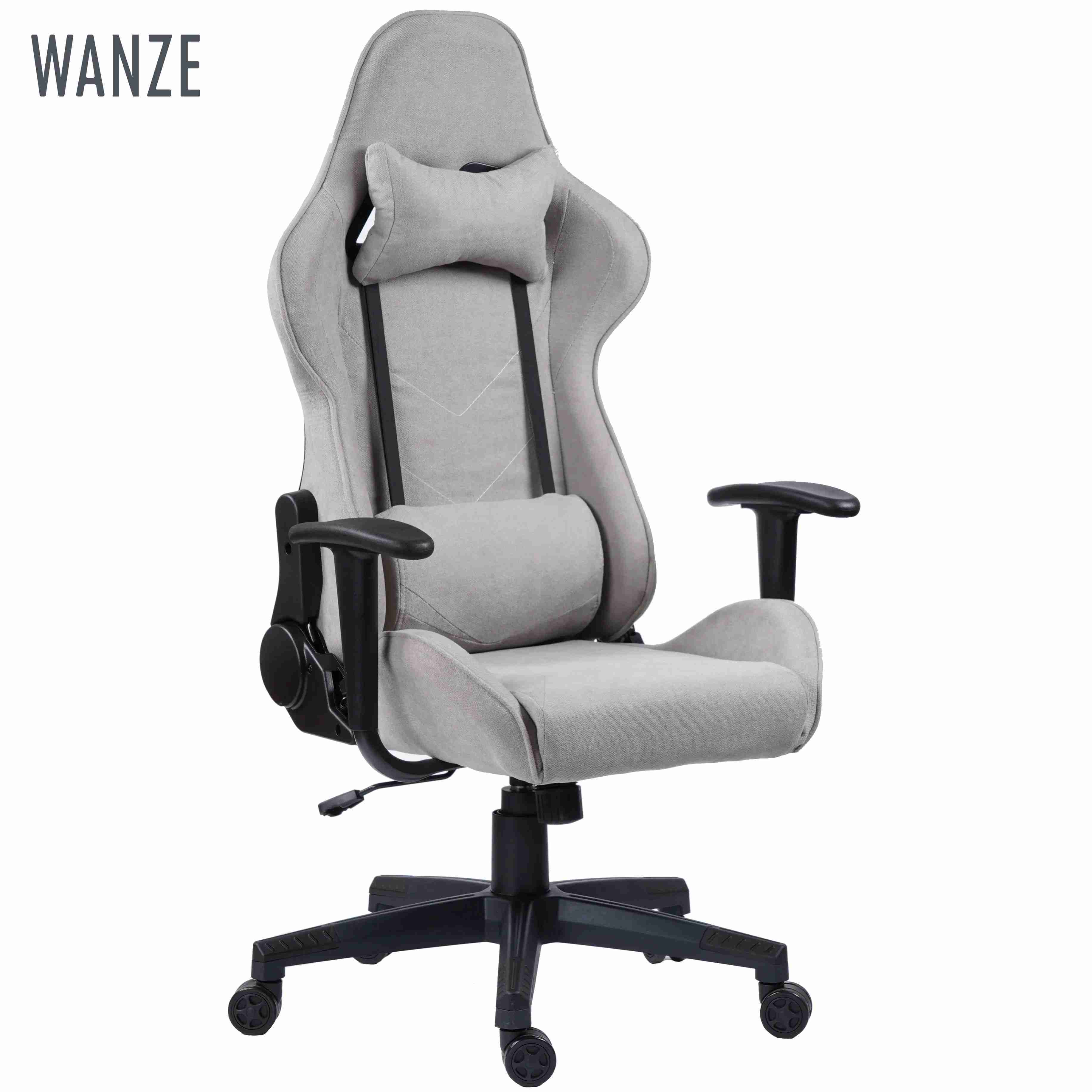 Anji OEM Fabric customized color Gaming chair Leisure Chair Ergonomic Butterfly Machenism High density sponge