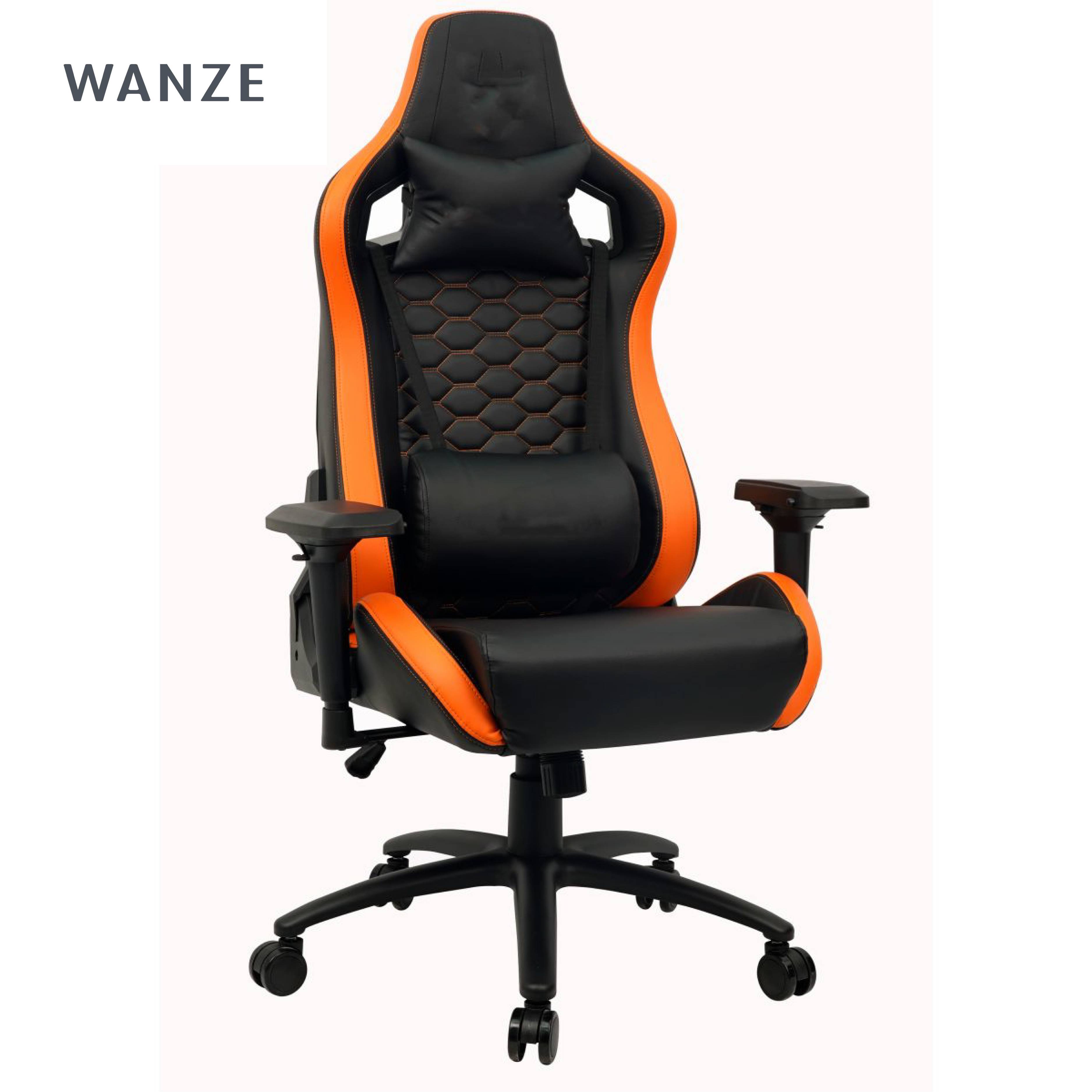 Factory Customized New Orange Cool Full Set Cotton Gaming Chair