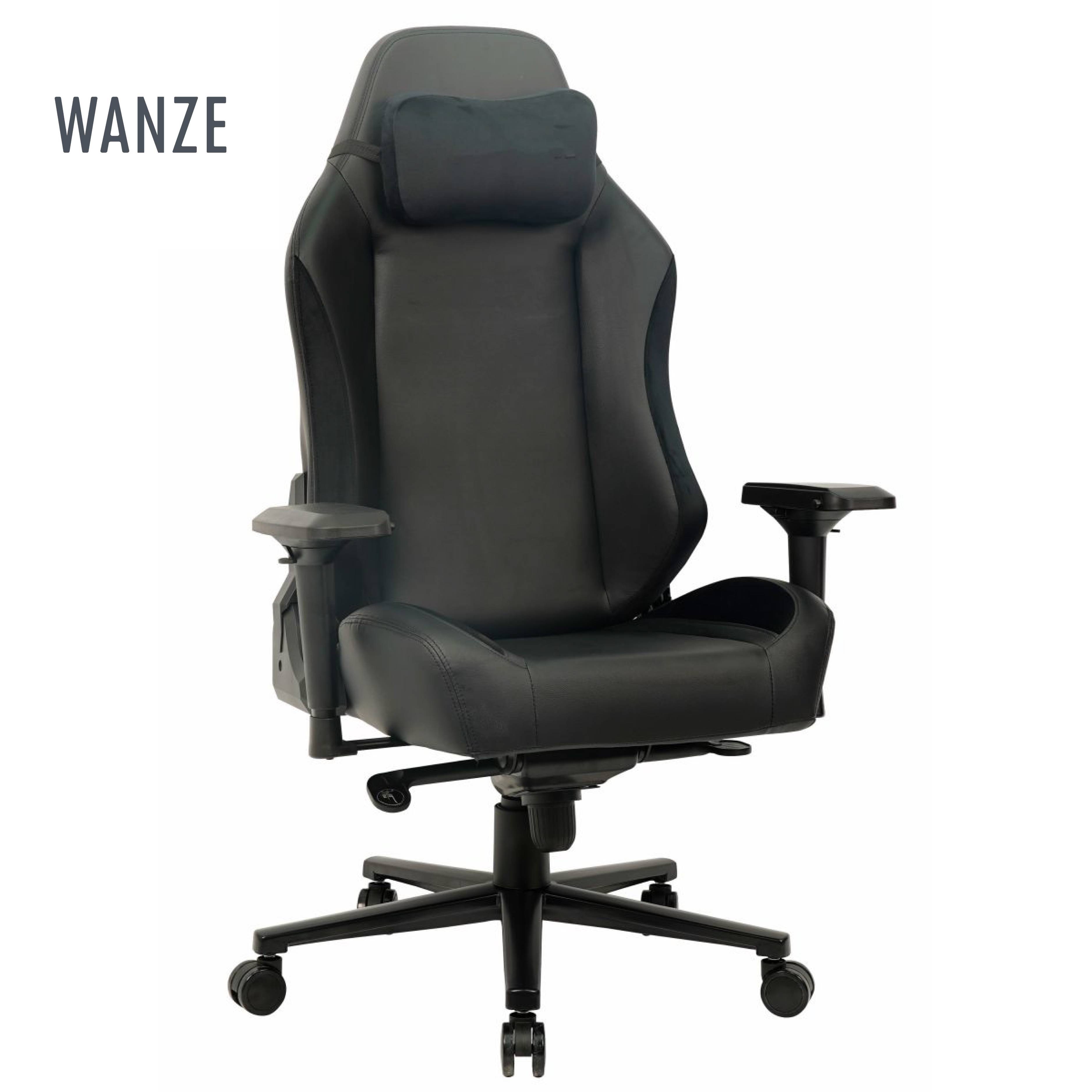 Advanced customized new black low-key and atmospheric fully shaped cotton gaming chair