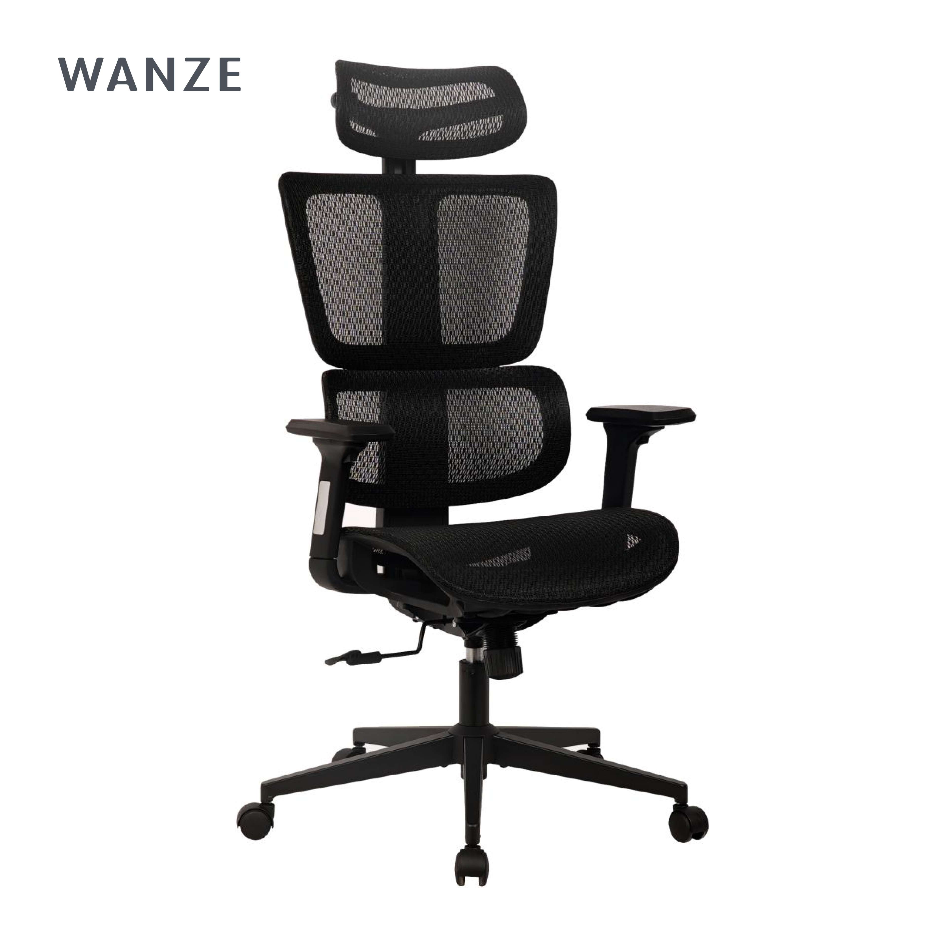 Ergonomic high-end mesh chair with adjustable angle and adjustable lifting office chair